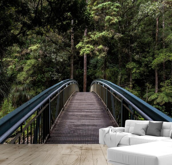 Fototapet - Pod în junglă (147x102 cm)