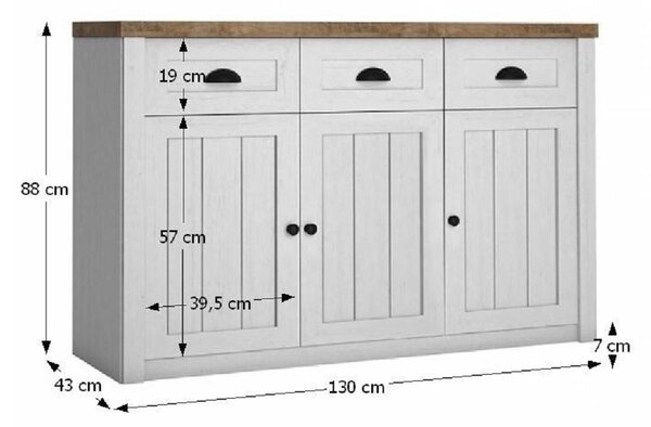 Comodă Provense K3SP. 794535