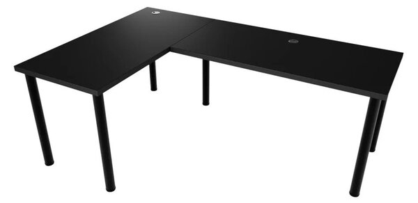 Masă PC de colț gaming Gamer N (Negru). Promo -15%. 1054971