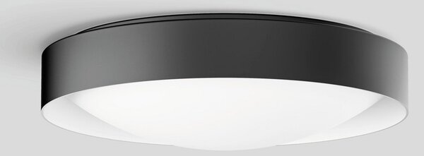 BEGA Studio Line plafonieră Ø36cm negru/alb, reglabil, Negru, Hol, Metal, Modern