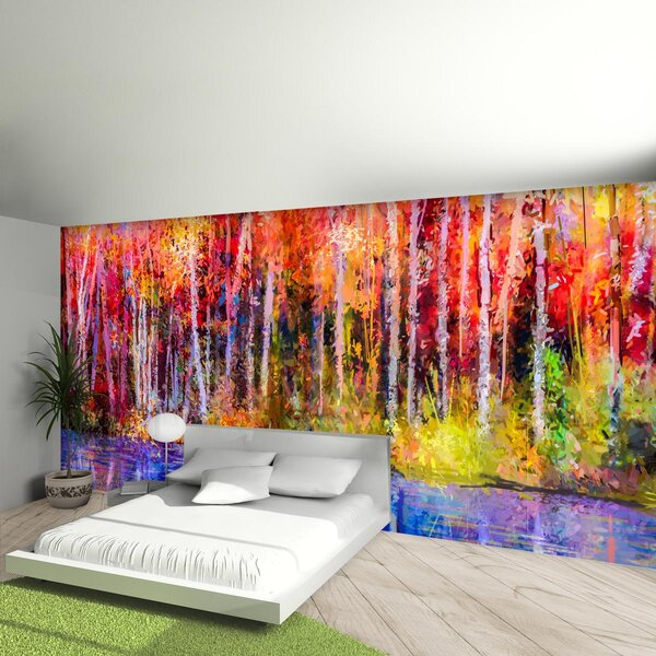 Fototapet - Pădure abstract (147x102 cm)