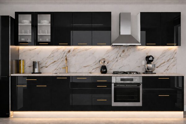 Bucatarie din MDF LUCIOS Lucia 3.4m