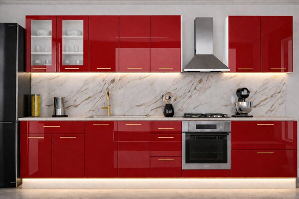 Bucatarie din MDF LUCIOS Lucia 3.4m