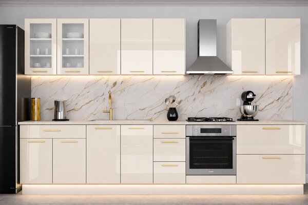 Bucatarie din MDF LUCIOS Lucia 3.4m