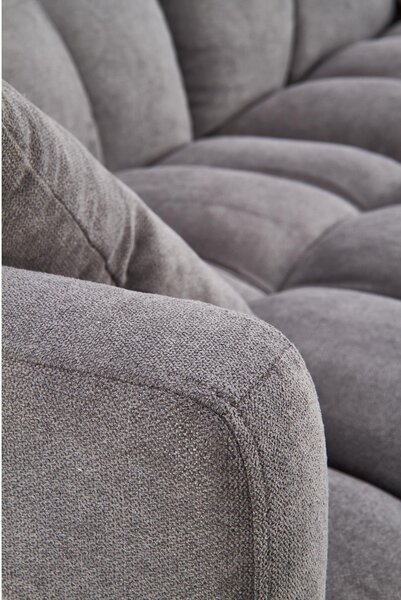 Canapea extensibila ROBERTO, gri albastru, 193x85/108x86/58 cm