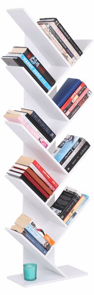 Biblioteca alba BAKI NEW TYP 1, 43x20x143,5 cm