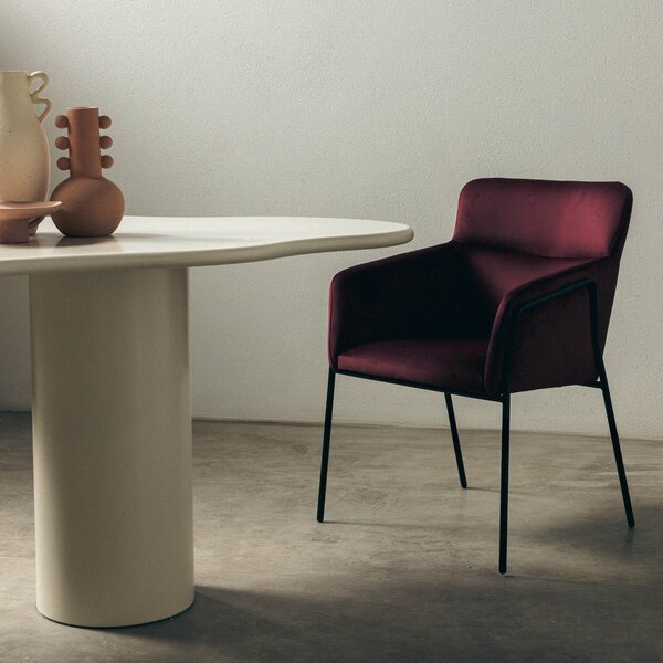 Fotoliu design bordo HELSINKI VELVET Magic Velvet 2229