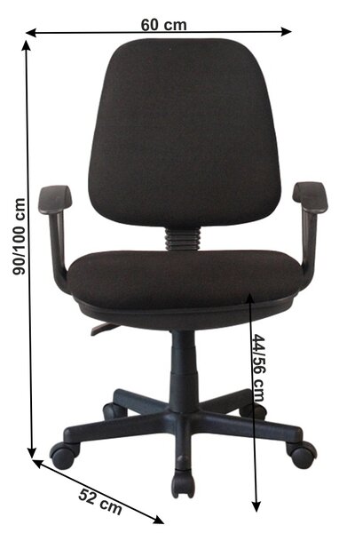 Scaun de birou Cully (negru). 1034655