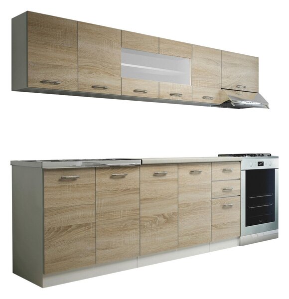 Set de bucătărie Houston 1182, 260x60cm, 141.2 kg