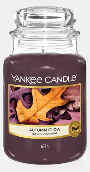 Lumânare mare Yankee Candle Autumn Glow mov