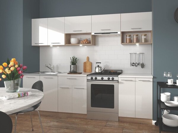 Set de bucătărie Houston 858, 260x60cm, 135 kg