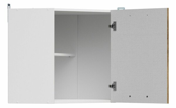 Dulap modular de colț pentru perete Dela 105, 57x60x60cm, 16.8 kg