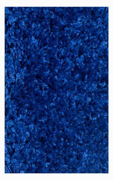 Covor pufos uni, Viva 1039-1-30800, Albastru, design Shaggy