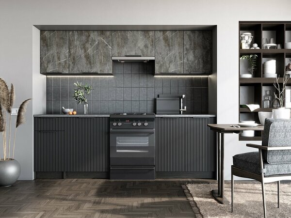 Set de bucătărie Houston 1421, 240x60cm, 139.2 kg