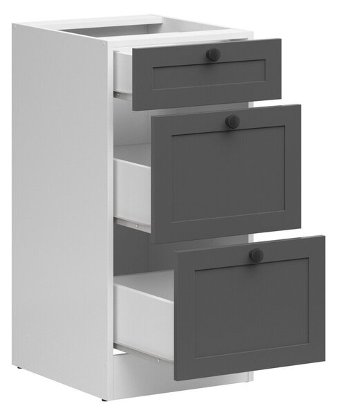 Dulap modular cu sertare Classic Grey 102, 83x40x47cm, 18.8 kg