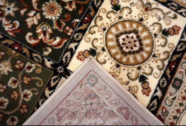 Model Timbre 1518 110, Traversa festonata Latime 60 cm, Crem Beige Bej, Dreptunghi, 60 x 400