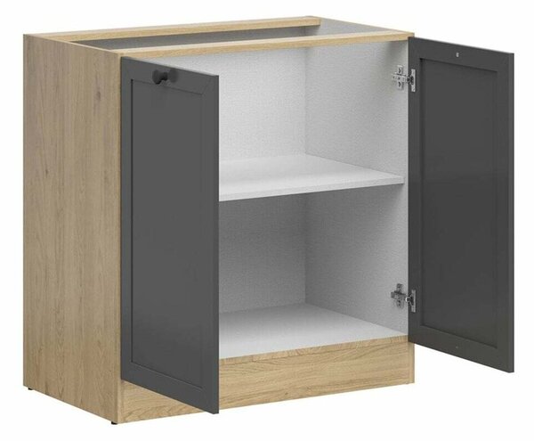 Dulap modular cu uși Classic Grey Oak 102, 83x80x47cm, 26.4 kg