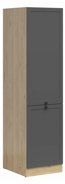 Dulap modular cu uși Classic Grey Oak 114, 195x50x58cm, 46.4 kg