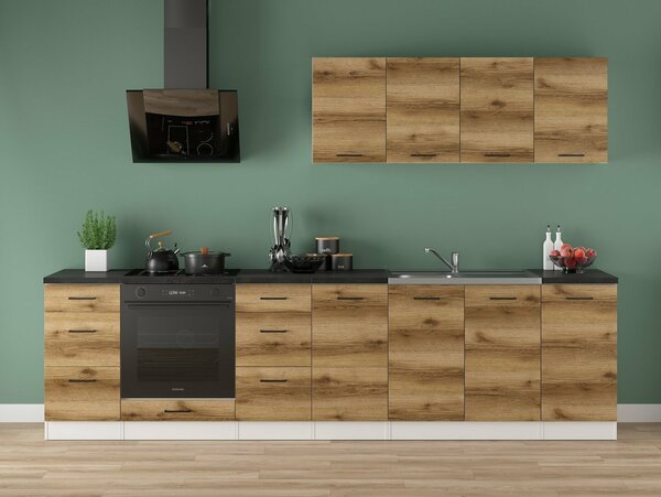 Set de bucătărie modular Dela 116, 300x47cm