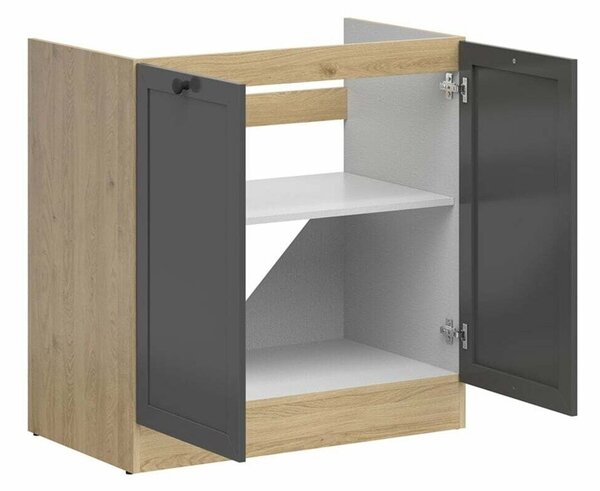 Set de bucătărie modular Classic Grey Oak 121, 200x200cm
