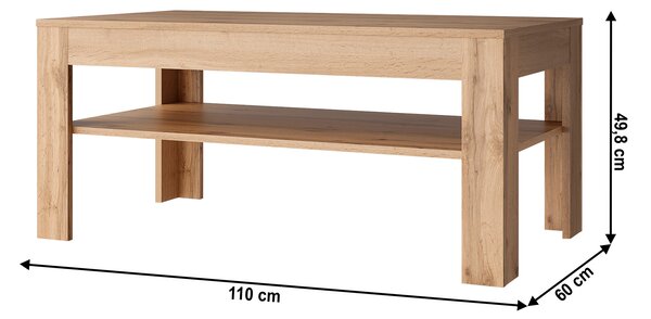 Masă de cafea Mateo 110 (stejar wotan). 1065269