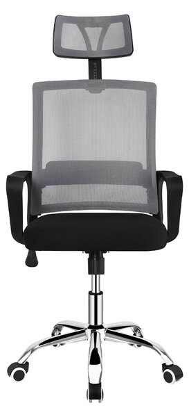Scaun de birou Dekan (gri deschis + negru). 1065310