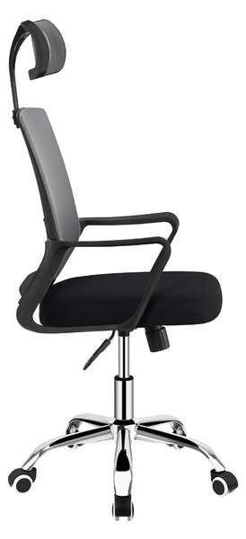 Scaun de birou Dekan (gri deschis + negru). 1065310