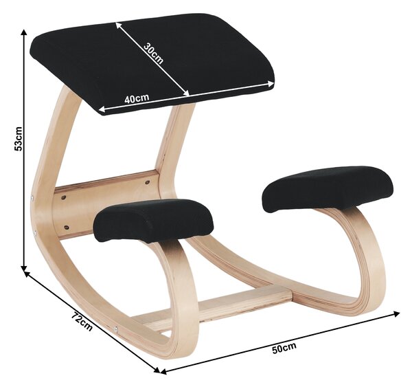 Mâner balans Gizike (negru + natural). 1028727