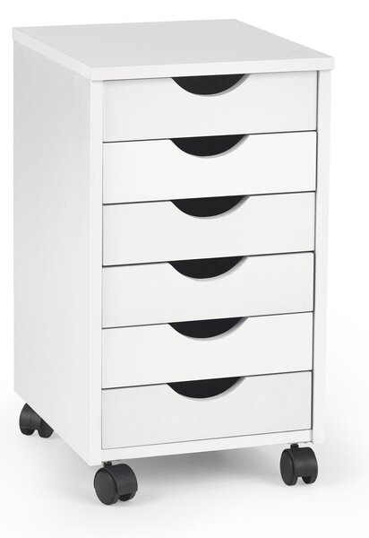 Casetieră Houston 280, Alb, MDF, PAL laminat, 63x41x37cm, 21 kg