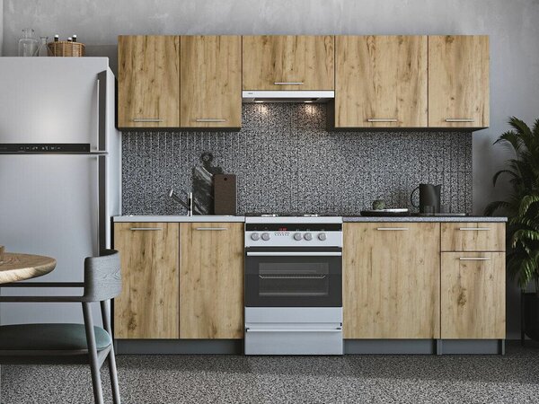 Set de bucătărie Houston 856, 240x60cm, 126 kg