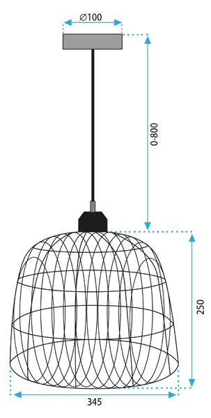LAMPĂ NATURAL APP1351-1CP 30 cm
