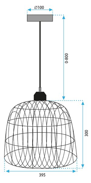 LAMPĂ NATURAL APP1352-1CP 40 cm