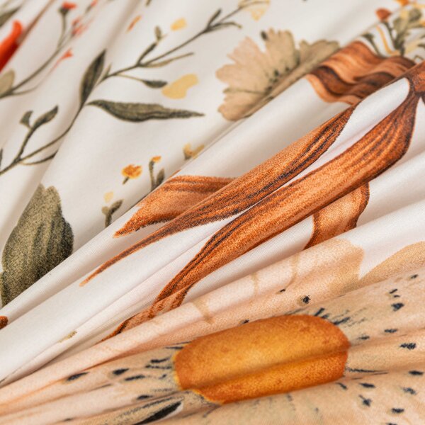 Lenjerie de pat din microfibra FLORAL RIBBON crem Dimensiune lenjerie de pat: 70 x 90 cm | 140 x 220 cm