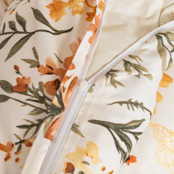 Lenjerie de pat din microfibra FLORAL RIBBON crem Dimensiune lenjerie de pat: 70 x 90 cm | 140 x 220 cm
