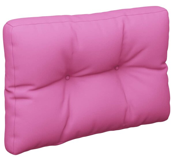 Pernă de paleți, roz, 60x40x12 cm, textil