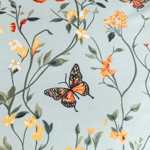 Husa pentru perna din microfibra MONARCH WINGS 70x90 cm, albastru deschis