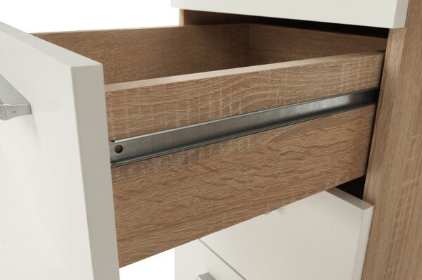 Masă PC Telur (stejar sonoma + alb). 779611