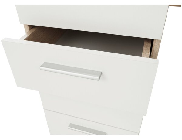 Masă PC Telur (stejar sonoma + alb). 779611