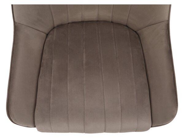 Scaun de sufragerie Soddy (gri maro + auriu). 1034344