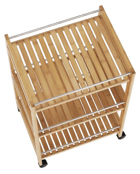 Cărucior servire Ensi (bambus natural). 1028675