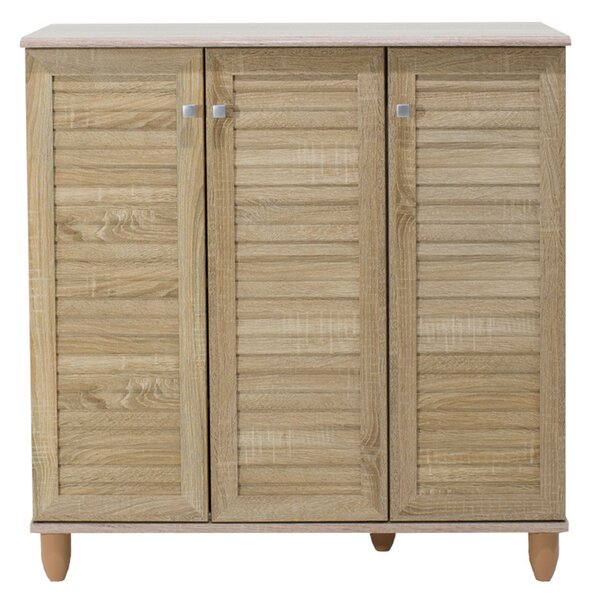 Dulap Pantofi Model Caroline III, Stejar sonoma, 89.5x34.5x91.5