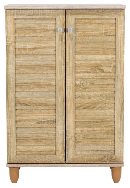 Dulap Pantofi Model Caroline II, Stejar sonoma, 60x34.5x91.5 cm