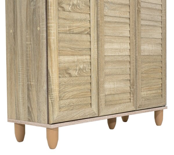 Dulap Pantofi Model Caroline III, Stejar sonoma, 89.5x34.5x91.5