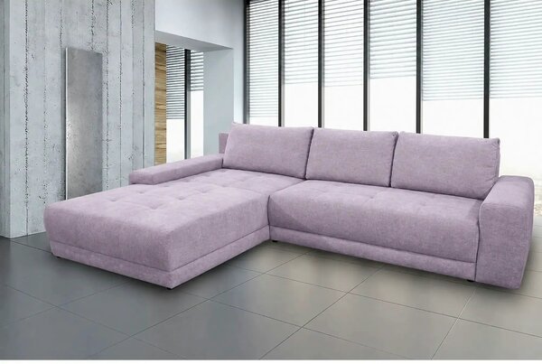 Coltar extensibil ADRIA, universal, stofa catifelata mov lila - Monoli