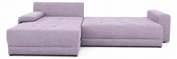Coltar extensibil ADRIA, universal, stofa catifelata mov lila - Monoli