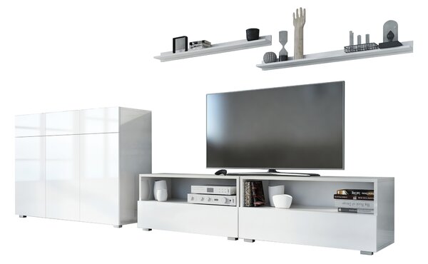 Mobilier living Berny 47 (alb + alb lucios). 1041470