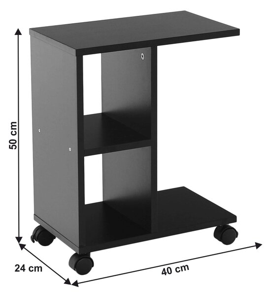 Măsuță servire Abaris (negru). 809578
