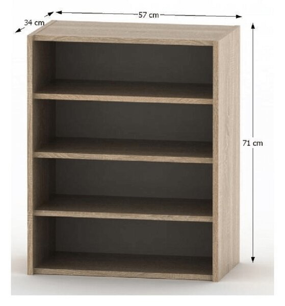 Raft Asista AS 013 stejar sonoma. 788567