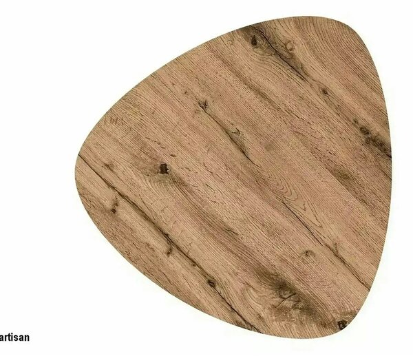 Set 2 masute cafea TWIN, stejar artisan/negru