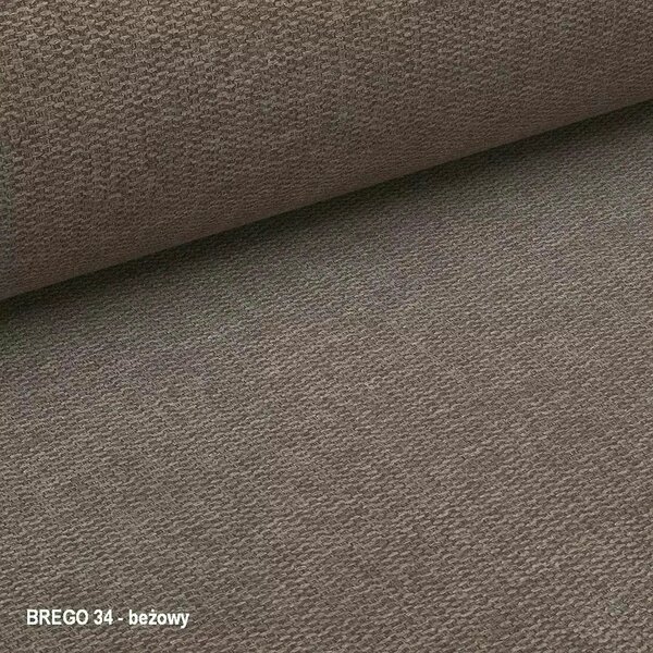 Scaun ALAN, bej inchis/negru mat, stofa clasica/metal, 45x39x91 cm